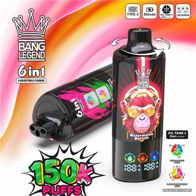 BANG LEGEND 150 tys. jednorazowych e-papierosów-: sztandarowe innowacyjne doś...