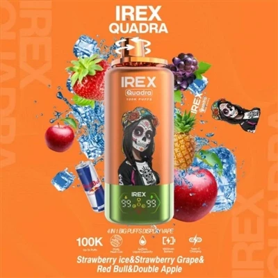 IREX 100K 4-w-1 jednorazowy e-papieros – wielofunkcyjny produkt flagowy zapew...