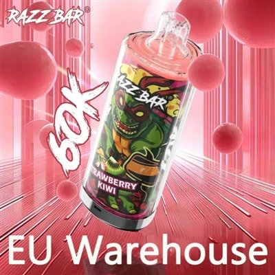 Razz Bar 60000: nowa opcja dla jednorazowych-papierosów elektronicznych o duż...