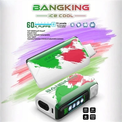 BANGKING ICE King COOL 60000:-najwyższa ewolucja jednorazowych-papierosów ele...
