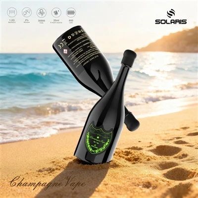 SOLARIS Champagne 30000 Puffs 30K E-papieros: gdy duża liczba zaciągnięć spot...