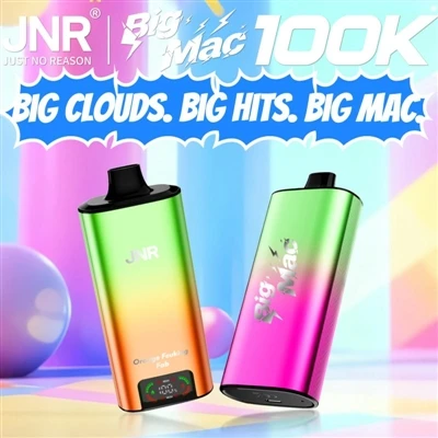 JNR Big Mac 100K – nowa definicja standardu trwałości jednorazowych papierosó...