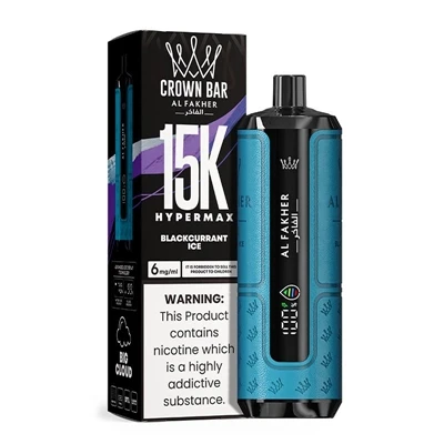 AL Fakher Crown Bar Hypermax 15K: wysokiej klasy-opcja jednorazowych-papieros...