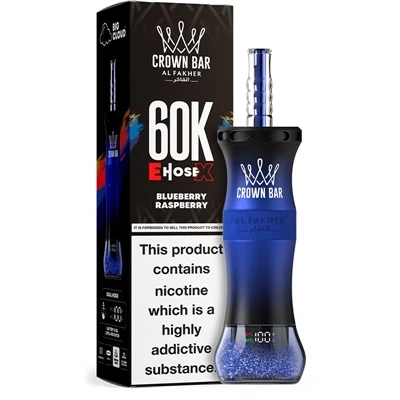 AL Fakher Crown Bar EHOSE X 60K: najlepsze doświadczenie w-jednorazowych e-pa...