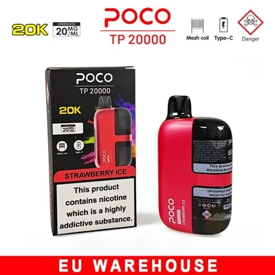POCO 20000: jednorazowy e-papieros-, który zapewnia równowagę pomiędzy trwało...