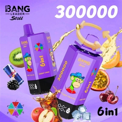 BANG LEADER Stoll 300 tys.: Jednorazowe-papierosy elektroniczne wkraczają w „...
