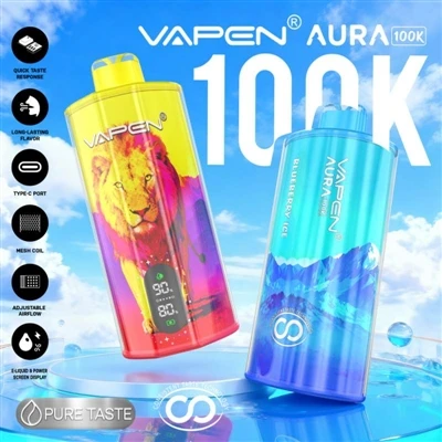 VAPEN AURA 100000: Kiedy jednorazowe e--papierosy wkraczają w erę „naprawdę-t...