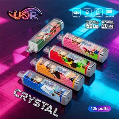 UOR CRYSTAL 12K: Doświadczenie zawodowe w dziedzinie jednorazowych waporyzatorów