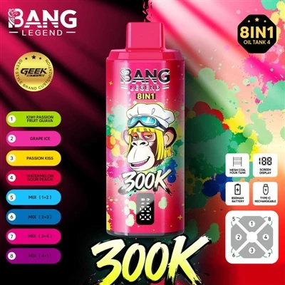 Bang Legend 300000: odblokuj nowe doświadczenia związane z e--papierosami i c...