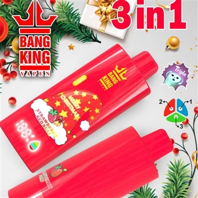 BANG KING Triple 100K: smak-w trzech opakowaniach,-trwały towarzysz na 100 ty...
