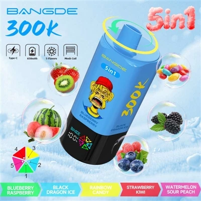 BANG DE 5IN1 300000: Przedstawiciel jednorazowych e--papierosów wkraczających...