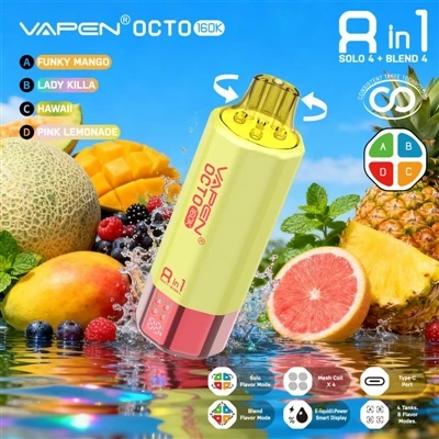 Vapen Octo 160K Puffs 8 w 1: Kiedy wiele smaków nie jest już sztuczką, ale co...