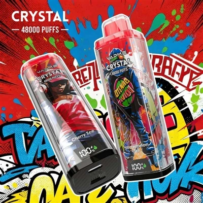 VAPME CRYSTAL 48000: Jednorazowy-papieros elektroniczny o dużej-pojemności, n...