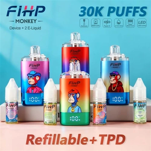 Vape FIHP MONKEY 30K z możliwością ponownego napełniania: nowy wybór łączący ...