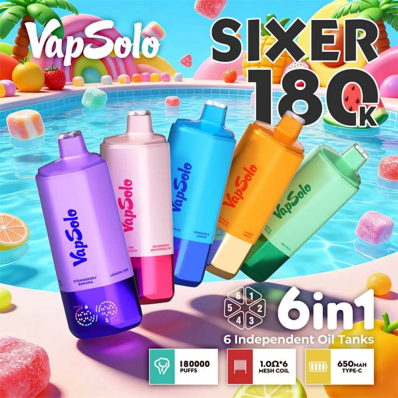 Vapsolo Sixer 180K Puffs