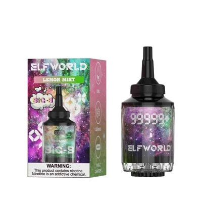 Elfworld podwójnie usta gigantyczna hakah shisha 99999+ puffs