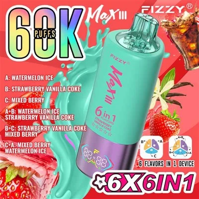 Fizzy Max III 60K 6 w 1 smak