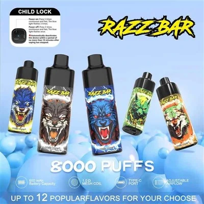 Jednorazowy waporyzator RAZZ BAR 8000 Puffs