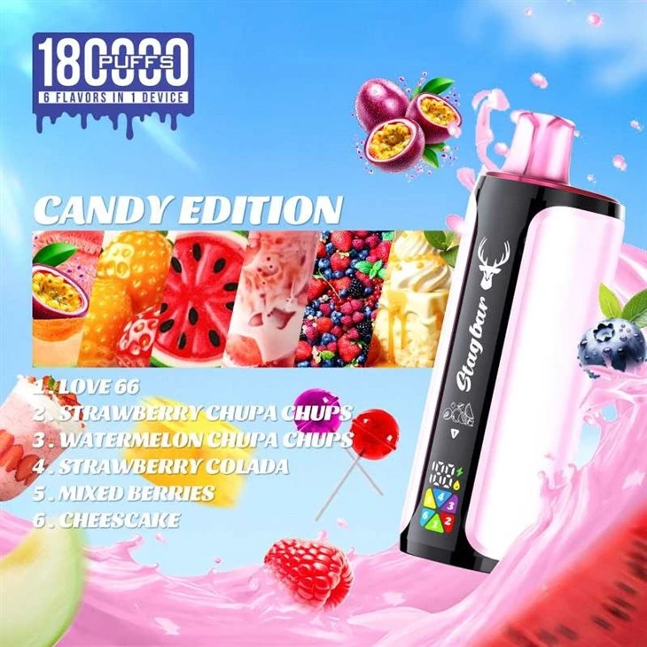 Stag Bar 6in1 180K Puff best Stag Bar 6in1 180K Puff best
