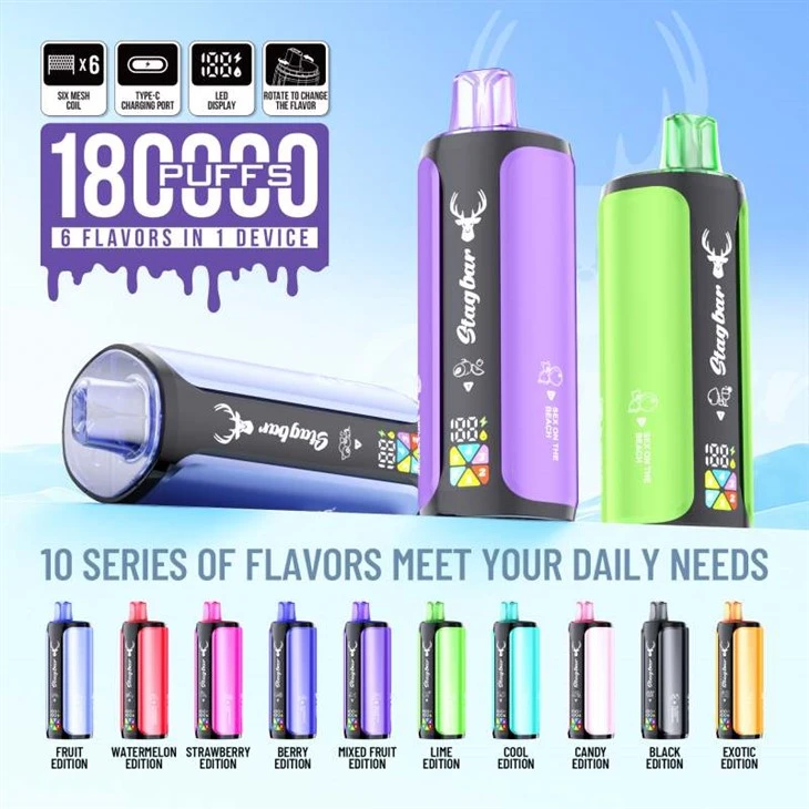 Stag Bar 6in1 180K Puffs