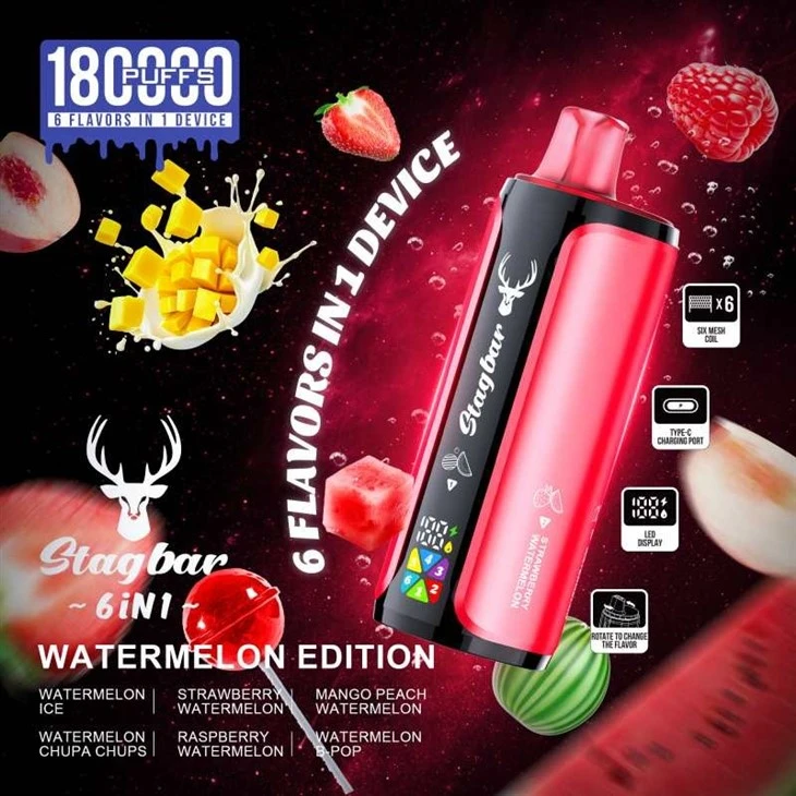 StagBar 6in1 180K Puffs price StagBar 6in1 180K Puffs price