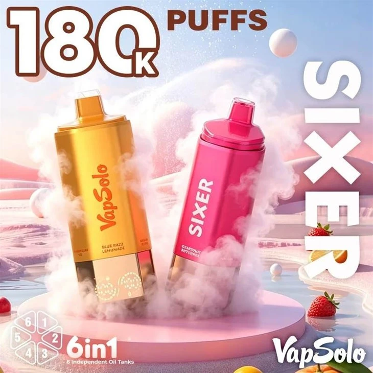 Vapsolo Sixer 180000 Puffs suppliers Vapsolo Sixer 180000 Puffs suppliers