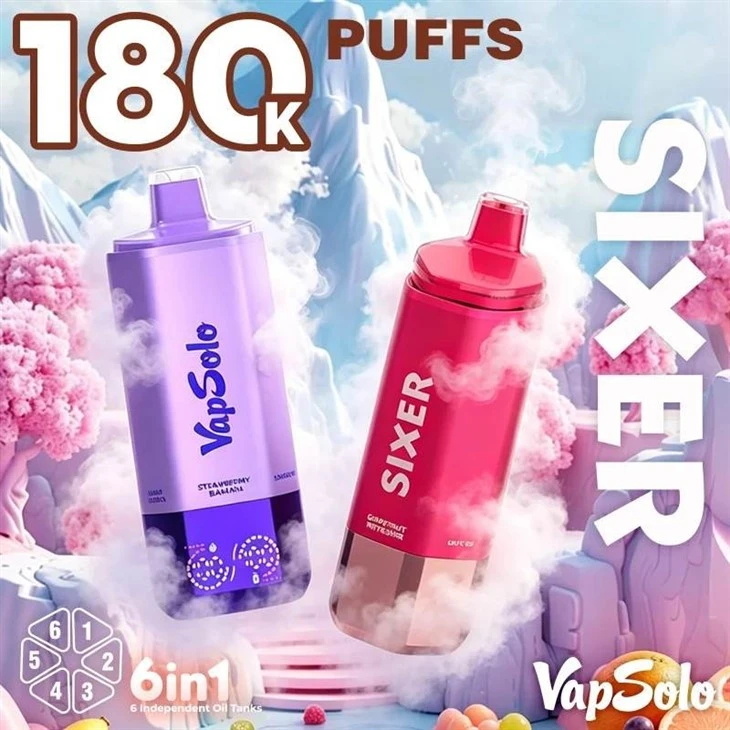 Vapsolo Sixer 180000 Puffs factory Vapsolo Sixer 180000 Puffs factory