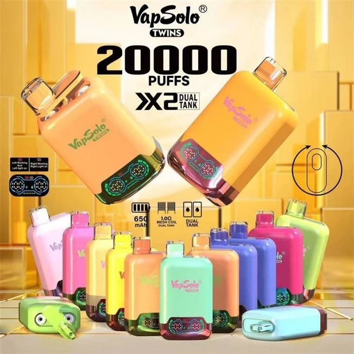 VapSolo Twins 20K Puffs Disposable Vape VapSolo Twins 20K Puffs Disposable Vape